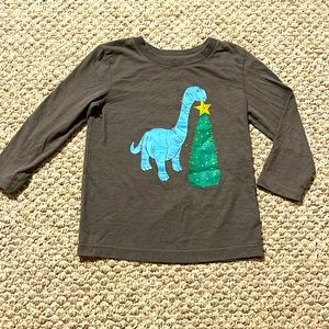 COPY - Boys dinosaur Christmas shirt